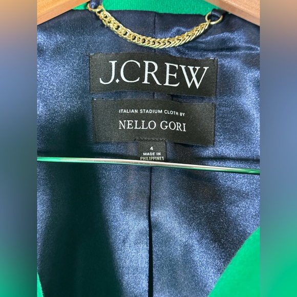 J. Crew Green Cocoon Coat - Picture 6 of 12